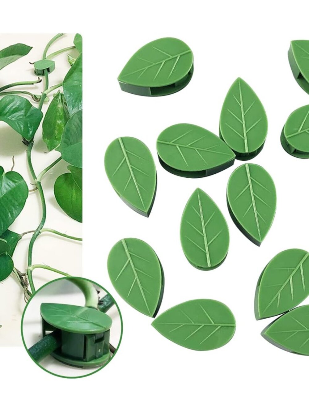 Plant Climbing Wall Fixture Clips 40 Pcs, Garden Vegetable Plant Support Binding